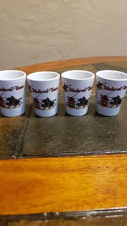 Medieval Times collectible shot glasses - set of 4 Thumbnail