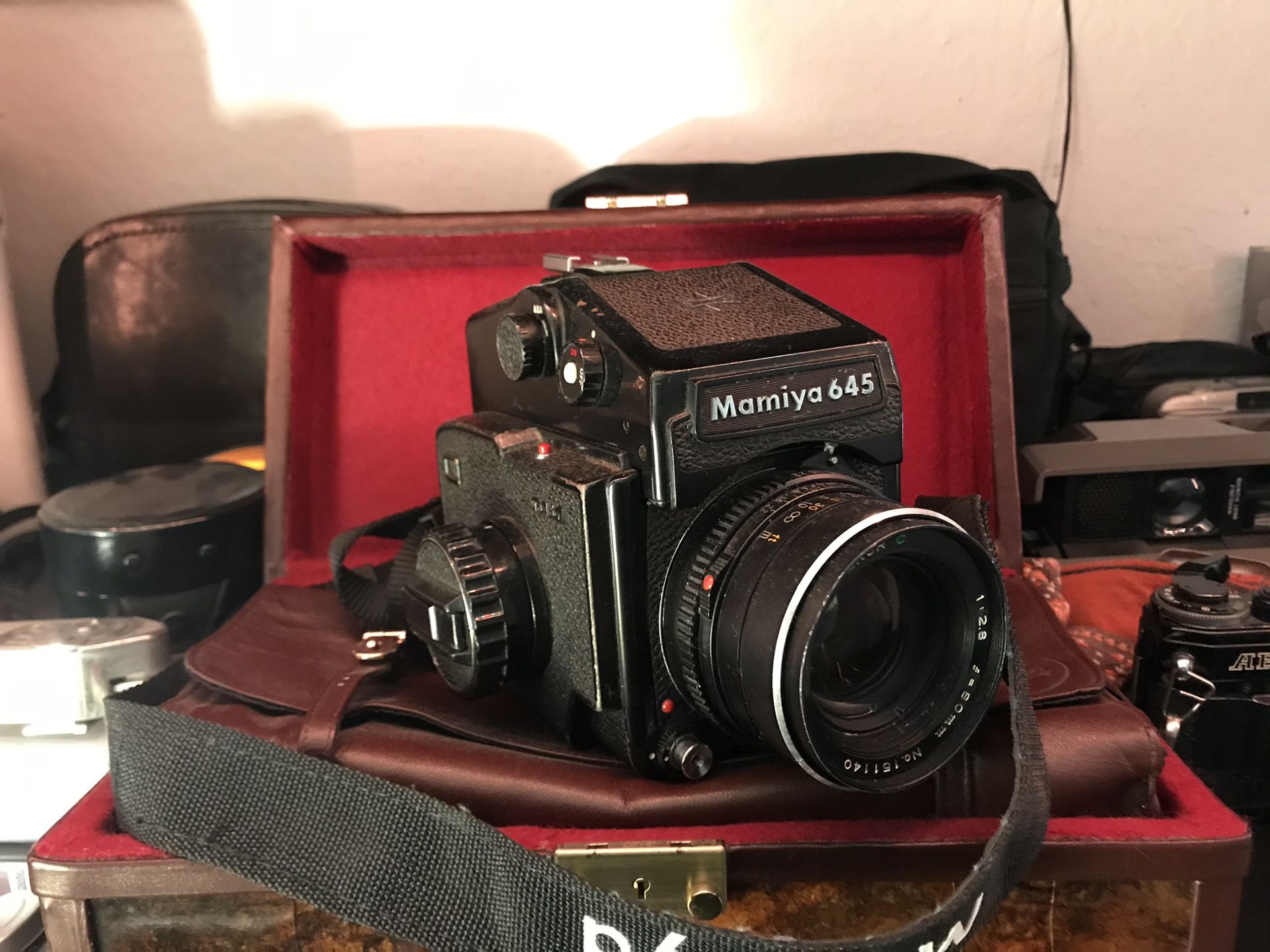 Mamiya 645 With Prism And WaistLevel Viewfinder for Sale in Miami, FL