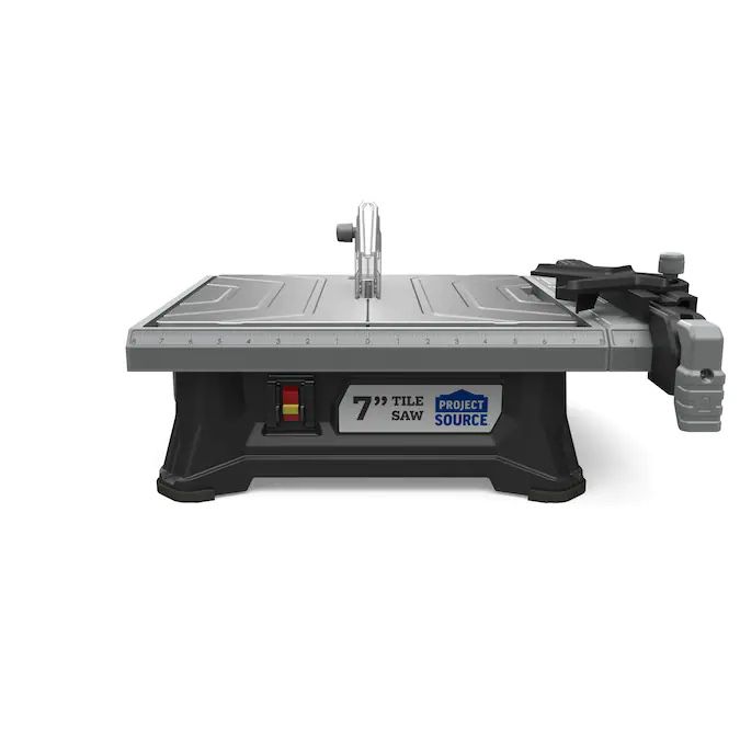 Project Source 7-in 4.8-Amp Wet Tabletop Corded Tile Saw