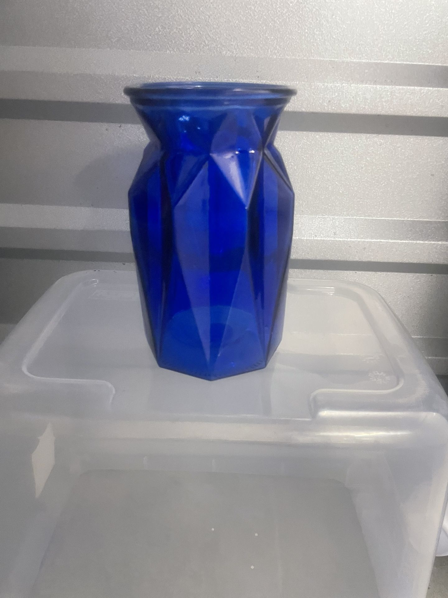 Blue Flower Vase