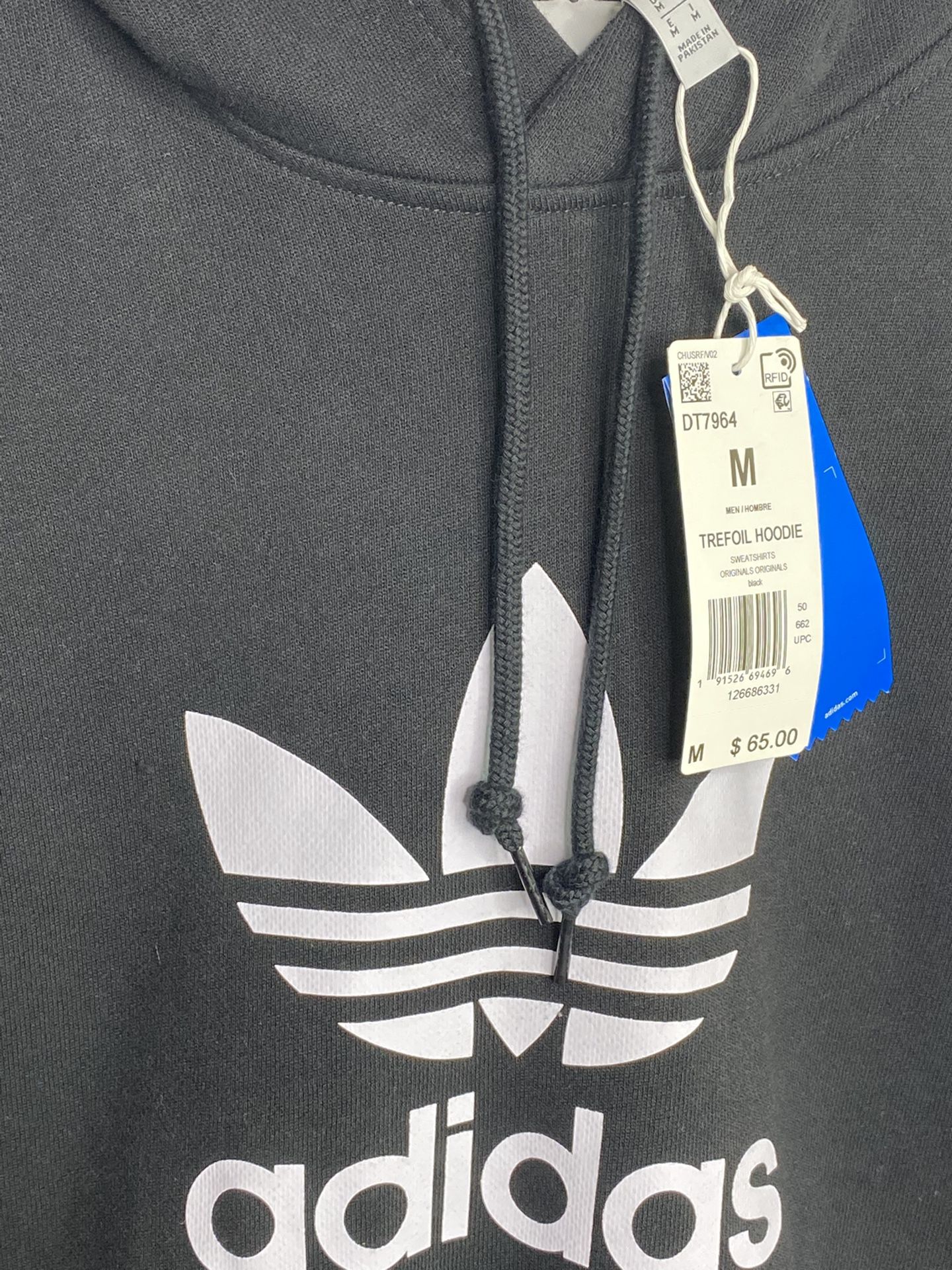 Adidas Originals Trefoil Hoodie Pullover Sz M Mens New