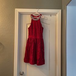 Red Lacey Dress Thumbnail