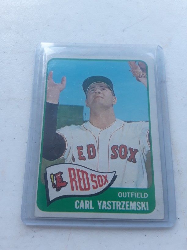 1965 Topps Carl Yastrzemski baseball card