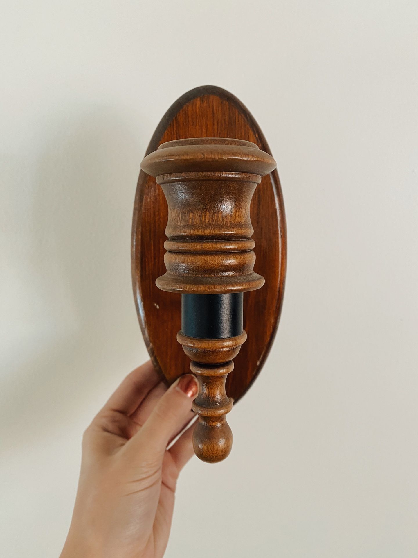 Wooden Taper Candle Holders