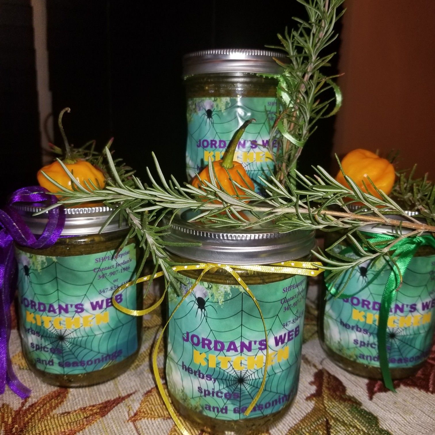 Jordan's Web - Kitchen seasonings