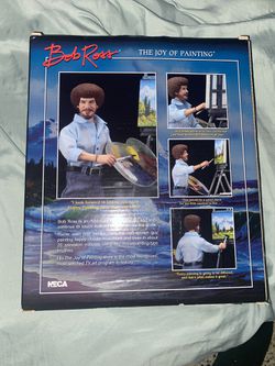 Bob Ross – 8” Clothed Action Figure – Bob Ross - NECA  In Box Happy Trees Thumbnail