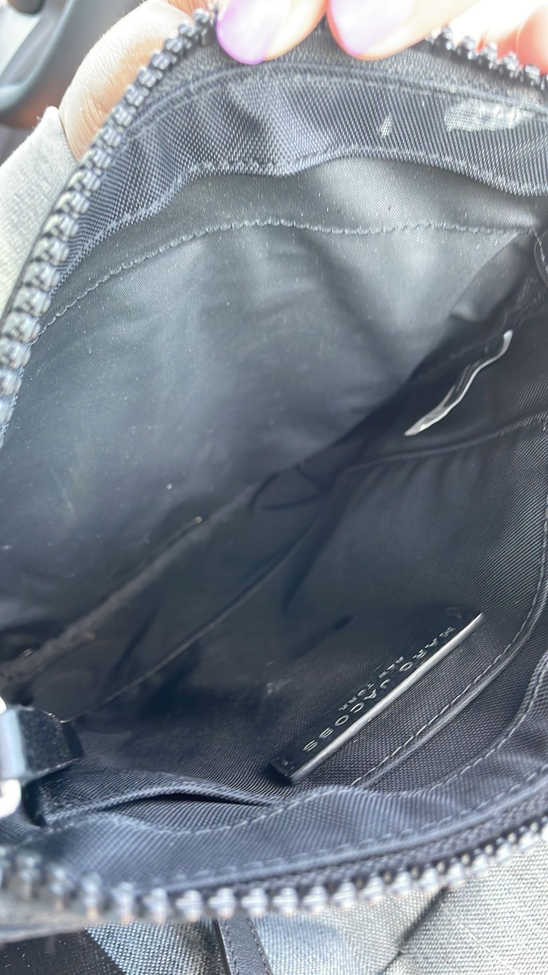 Marc Jacobs Black Nylon Crossbody Bag