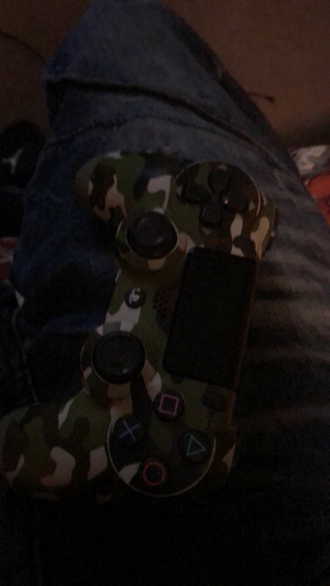Black Ps4 comes with two controllers one black and one camouflage