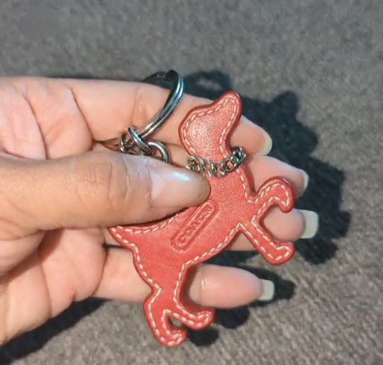 Coach Vintage Purebred Dog Key Fob/Keychain 
