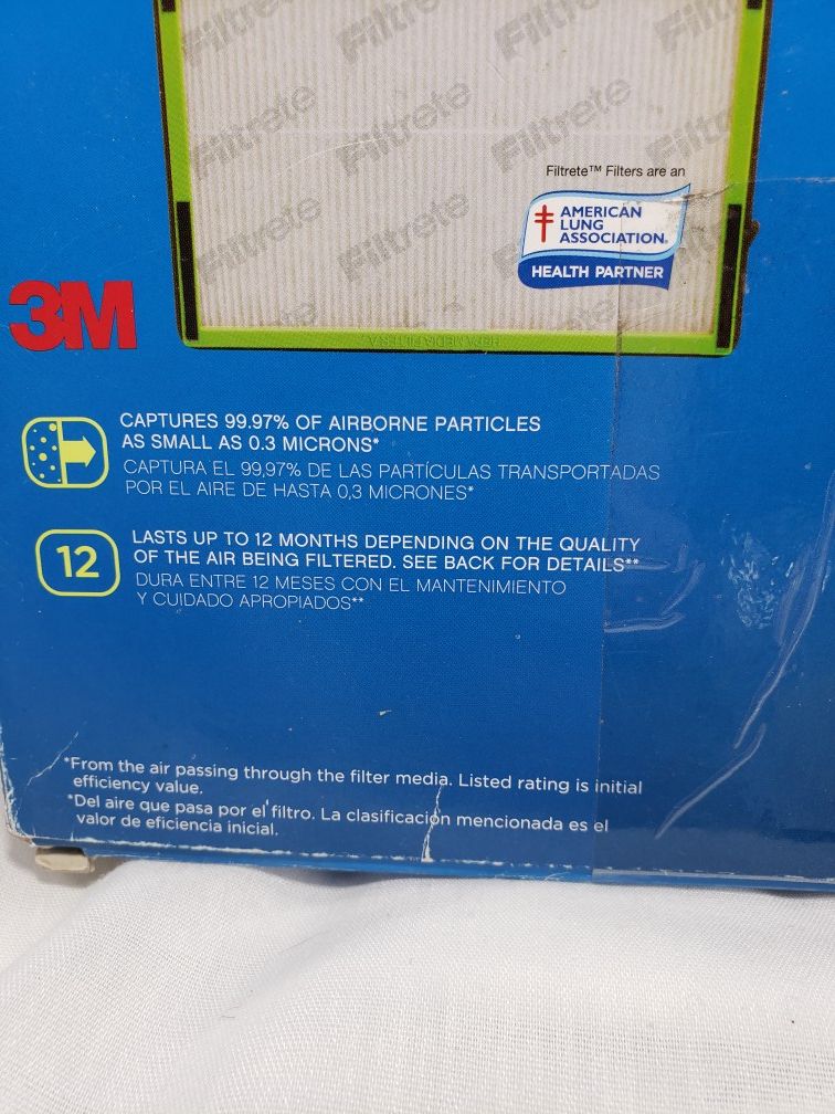 3M Filtrete Hepa Media replacement filter #0412564