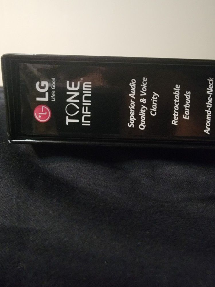 LG Tone Infinum Bluetooth Headset Black