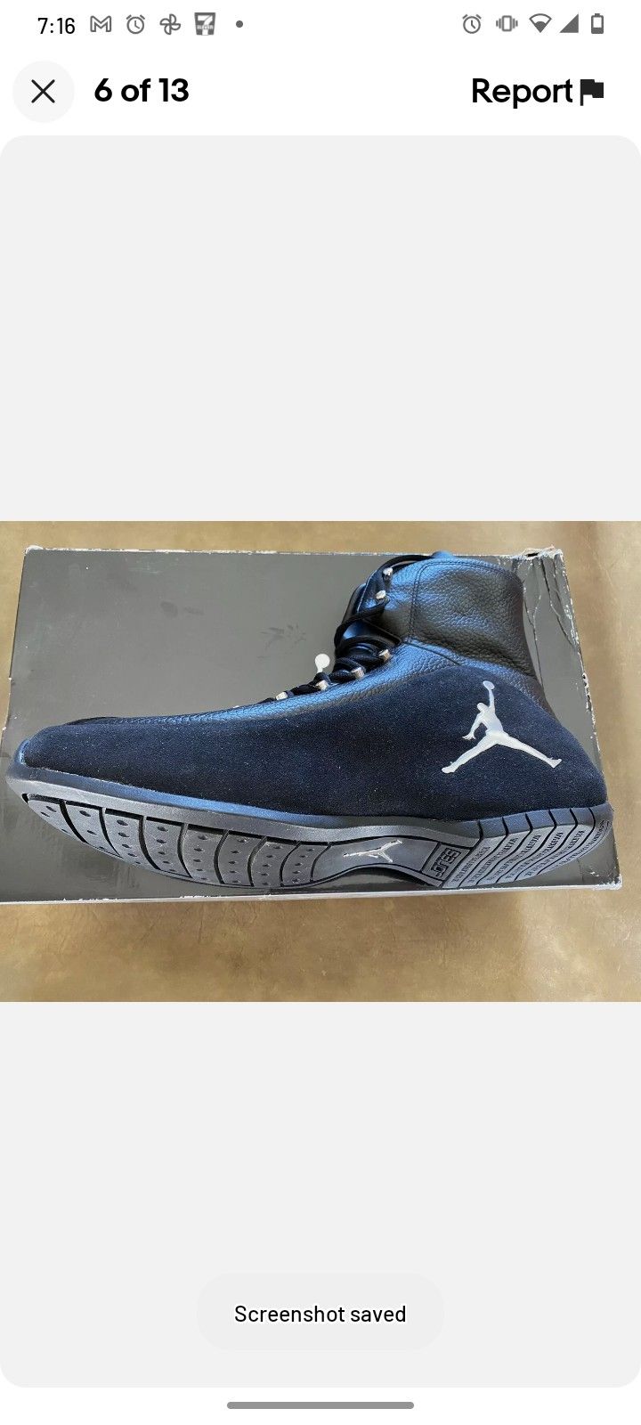 Super Rare JORDAN'S Roy Jones Jr Boxing Boots
