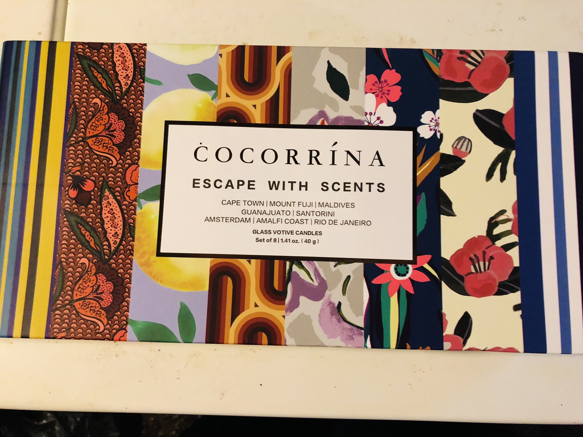 Cocorrina 8 Glass Votive Candles