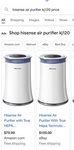 Brand New Hisense Air purifier  Thumbnail