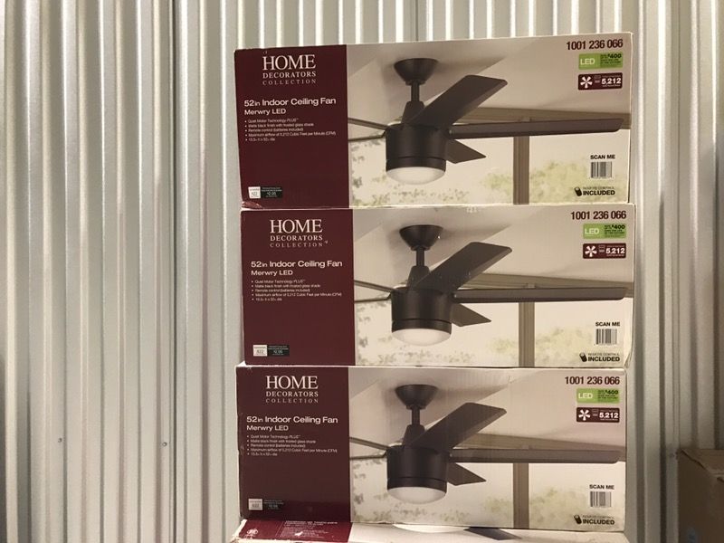 Home Decorators Collection Merwry 52 In Led Indoor Matte Black Ceiling Fan For Lilburn Ga Offerup Led Indoor Matte Black Ceiling Fan, Merwry Ceiling Fan