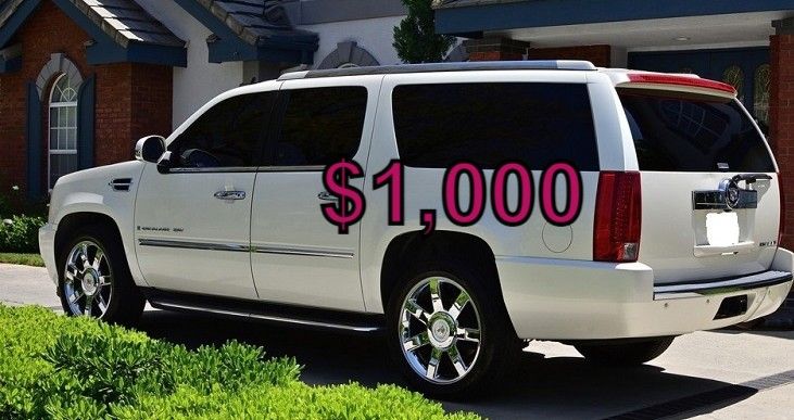 ❤️$1,000 For Sale, Private Seller 2008 Cadillac Escalade