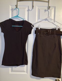 Pencil Skirt And Matching Shirt  Thumbnail