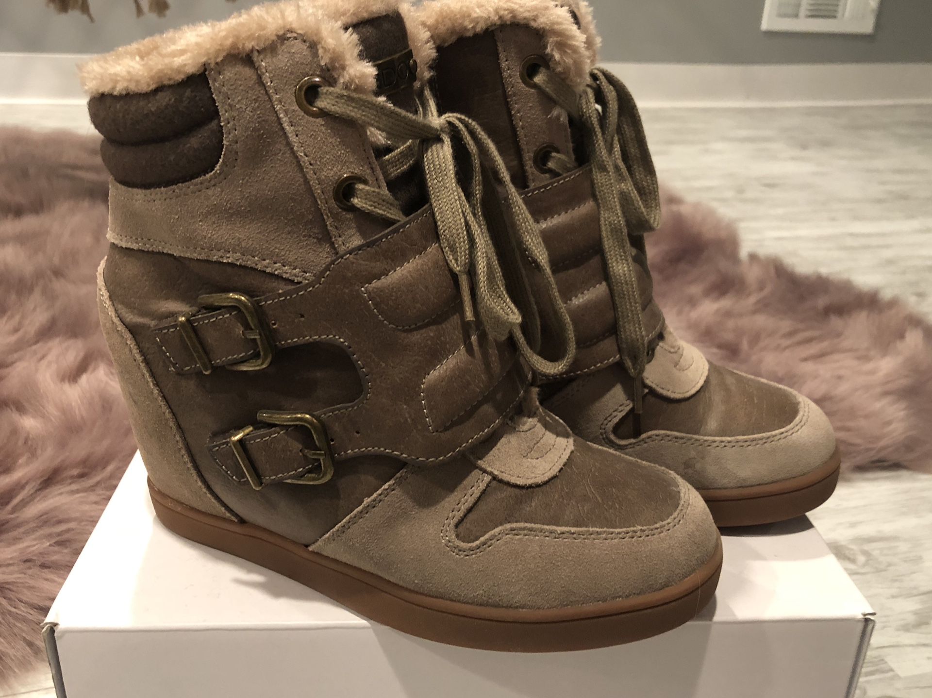Brand NEW ALDO wedged boots!