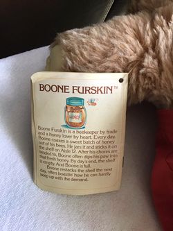 Vintage Furskin Bear “Boone The Beekeeper” Thumbnail