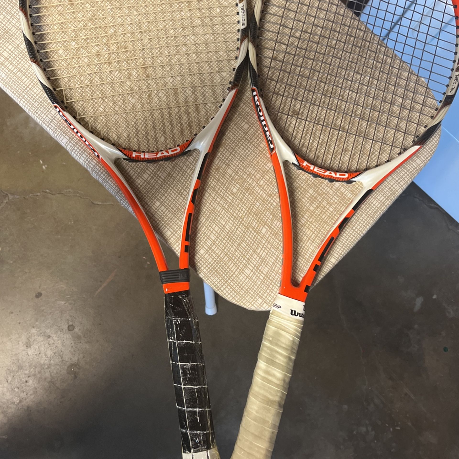Head Tennis Rackets and Bag