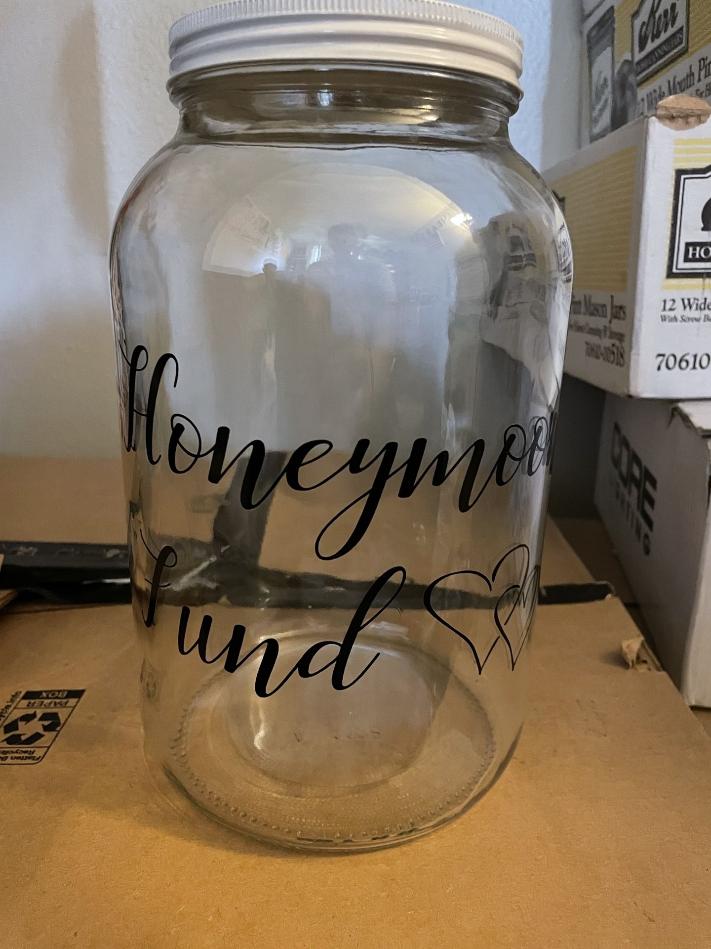 Honeymoon Fund Mason Jar