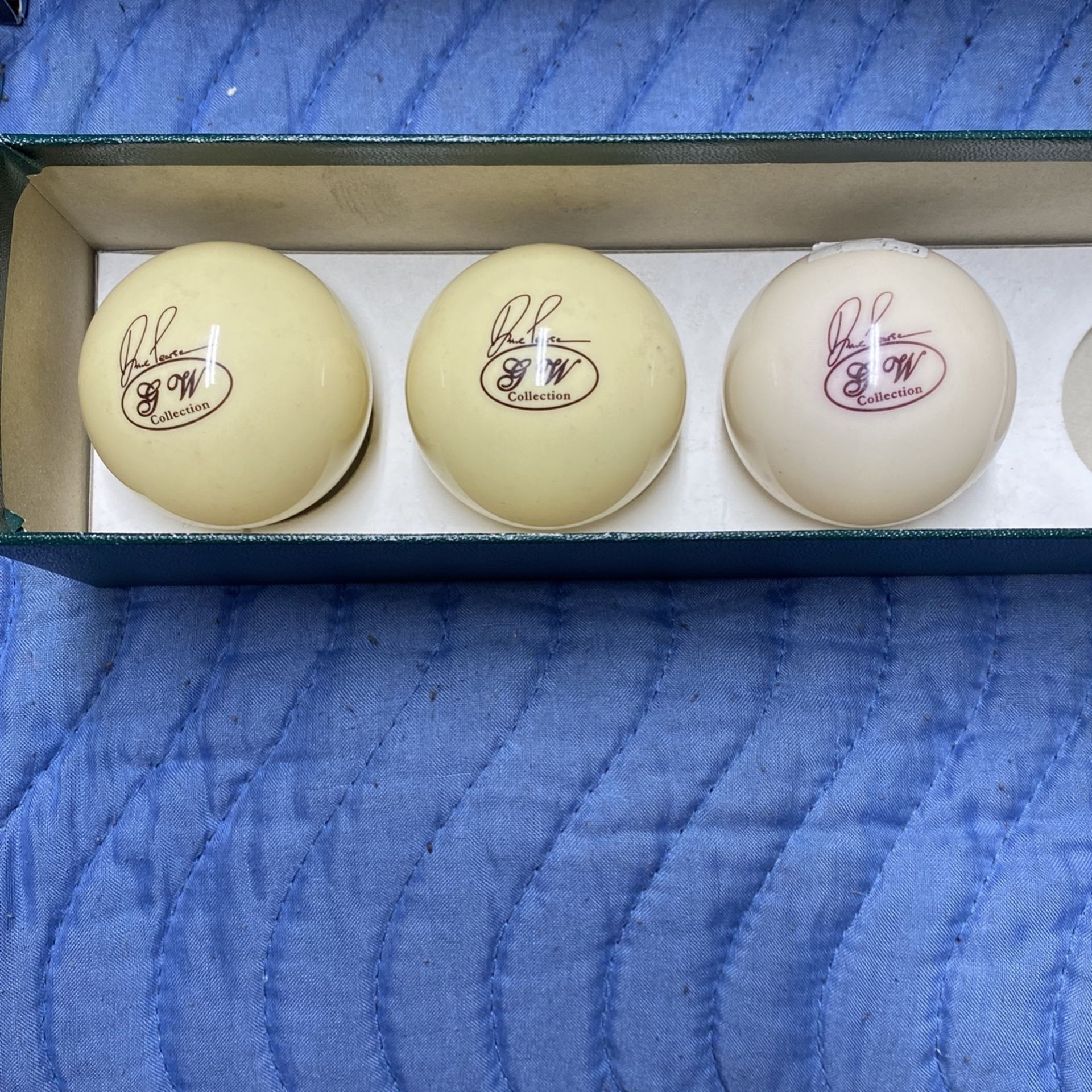 Lot Of 3 Dave Pears G W collection $23 White Ball Pool Table Billiards