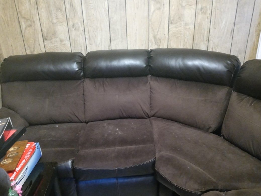 Ashley brown sectional
