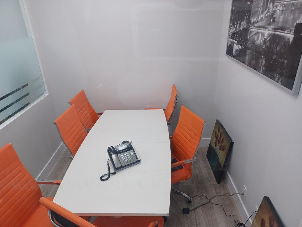 Office Furniture: Chair, Filing Cabinets , Conference Table, & Computer Workstation