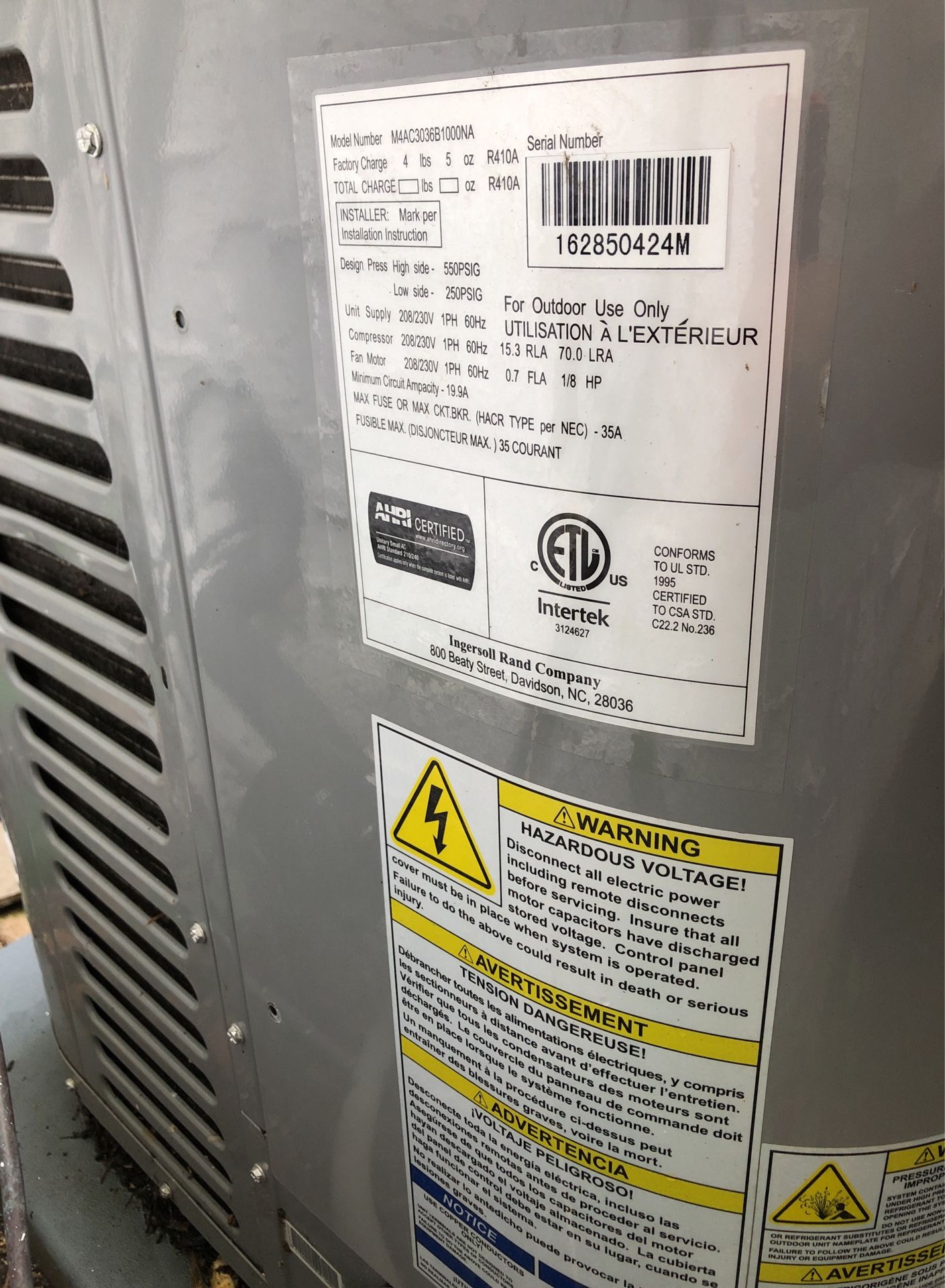 AC Condenser