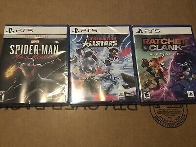 Sony Playstation 5 Console Disc Version with games and Controller Bundle