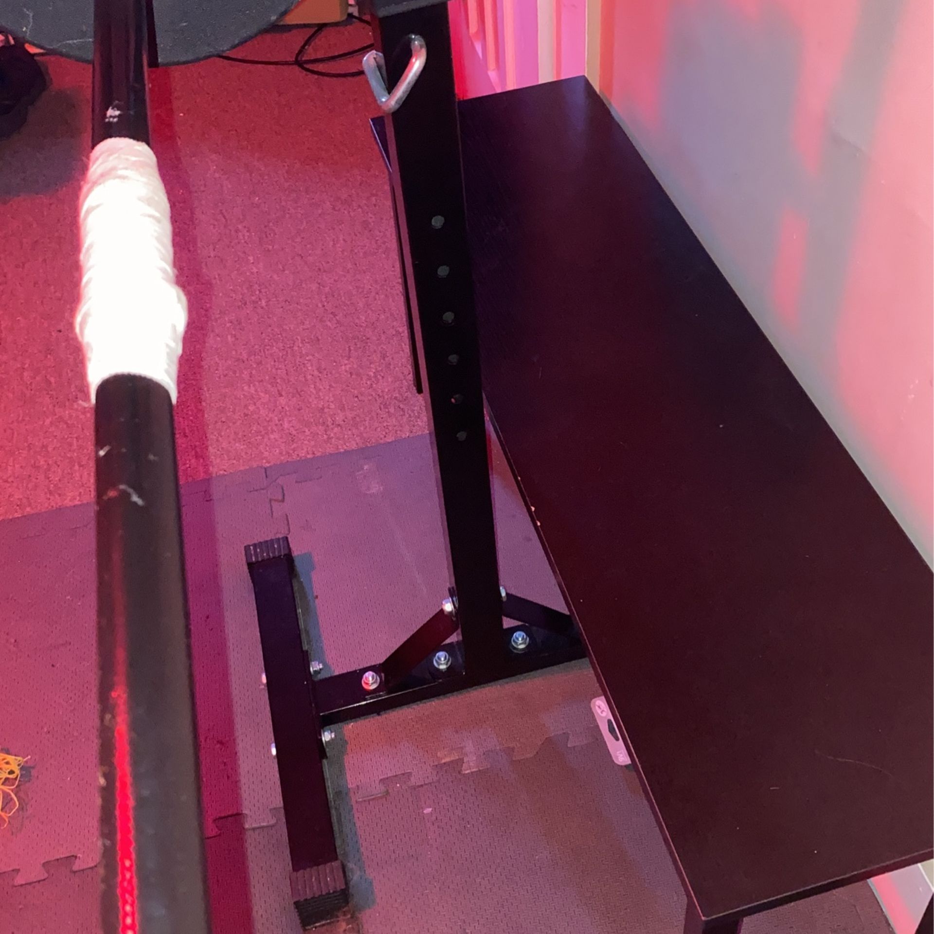 Adjustable Squat Rack/ Barbell Holder For benching