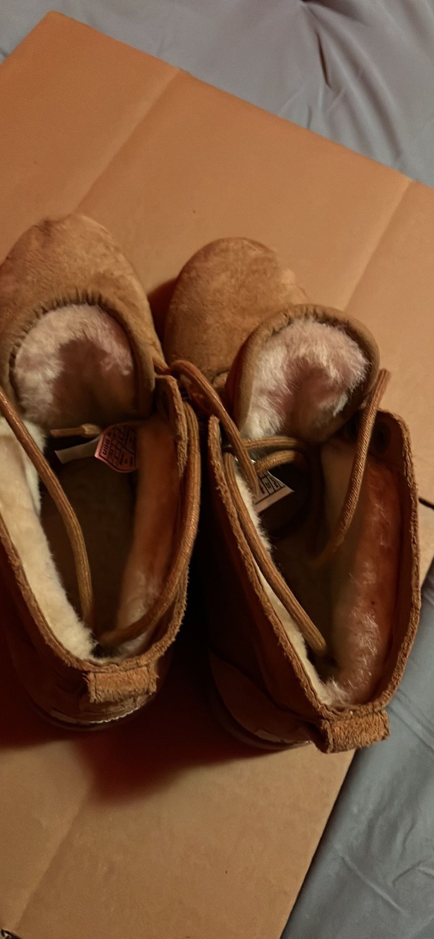 Ugg Ankle Fur Boots Size 6