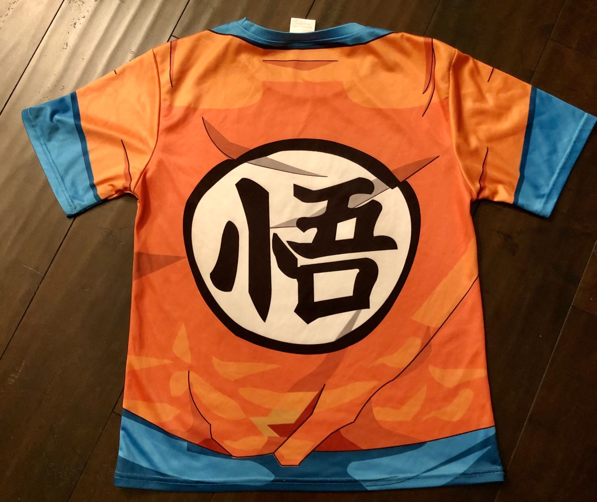 Dragon Ball Z, 3D Print Shirt Super Saiyan Goku Vegeta pre-owned medium