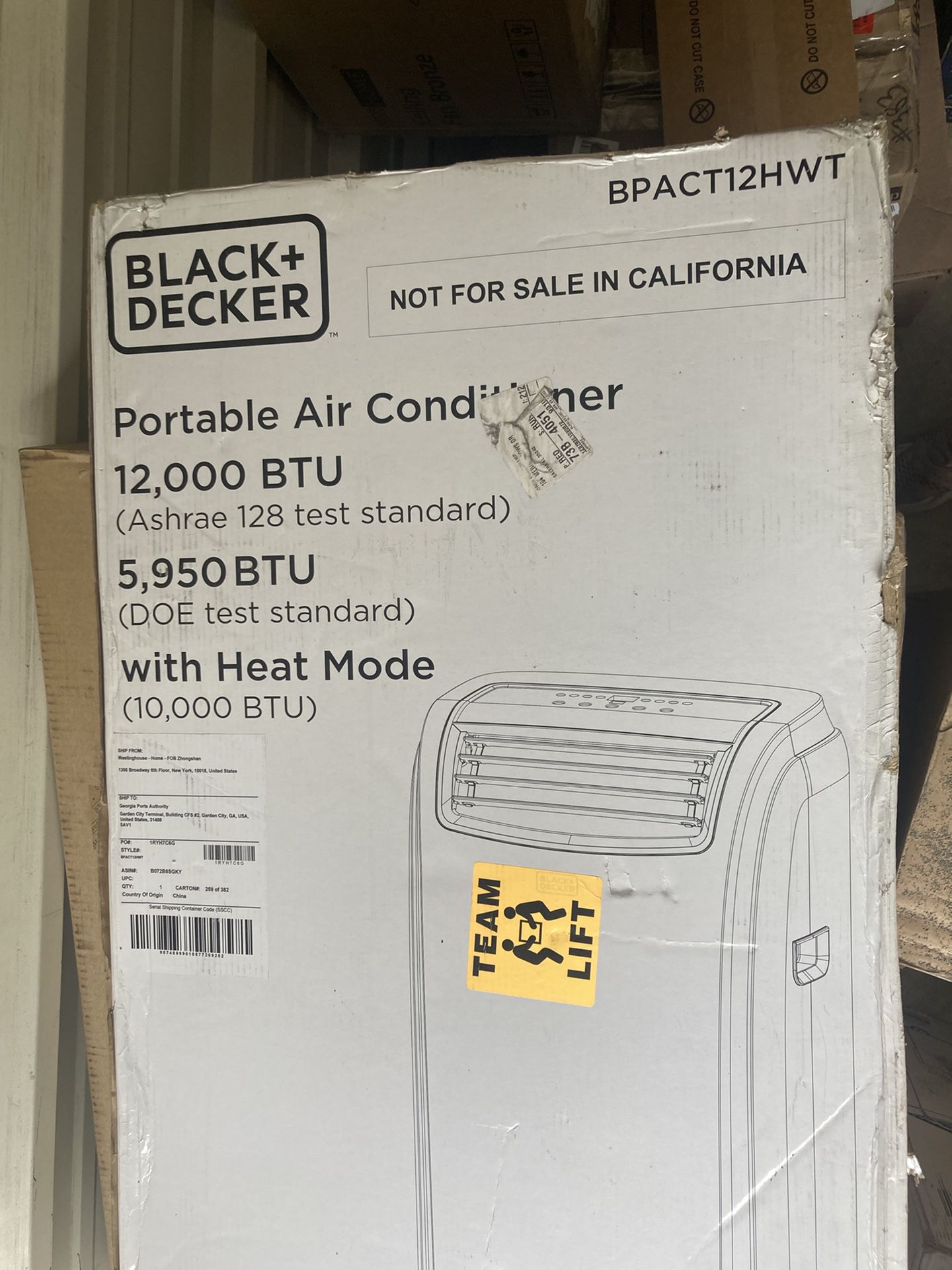 Black And Decker Heater + Air Conditioner