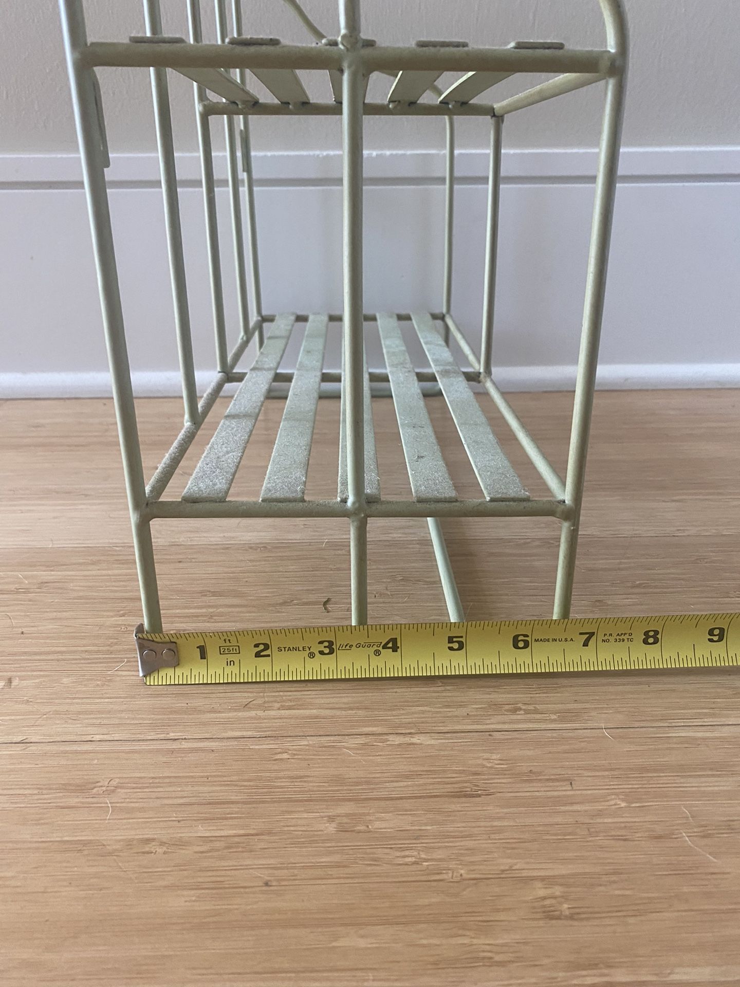 Multi-use, Two-tiered, Metal Organizer/Hanging Rack