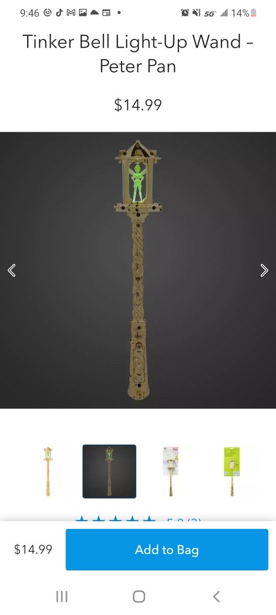 Disney Tinkerbell Wand