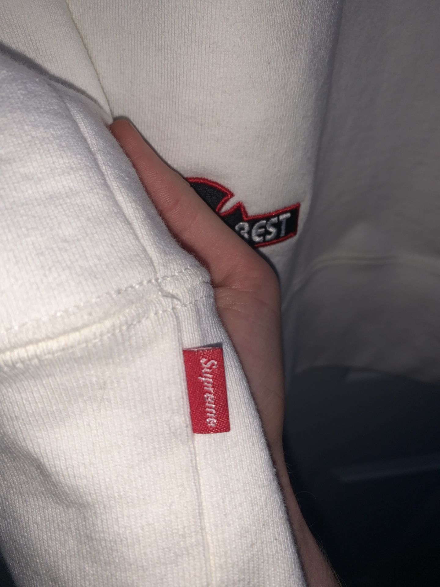 Supreme X Independent White Crewneck