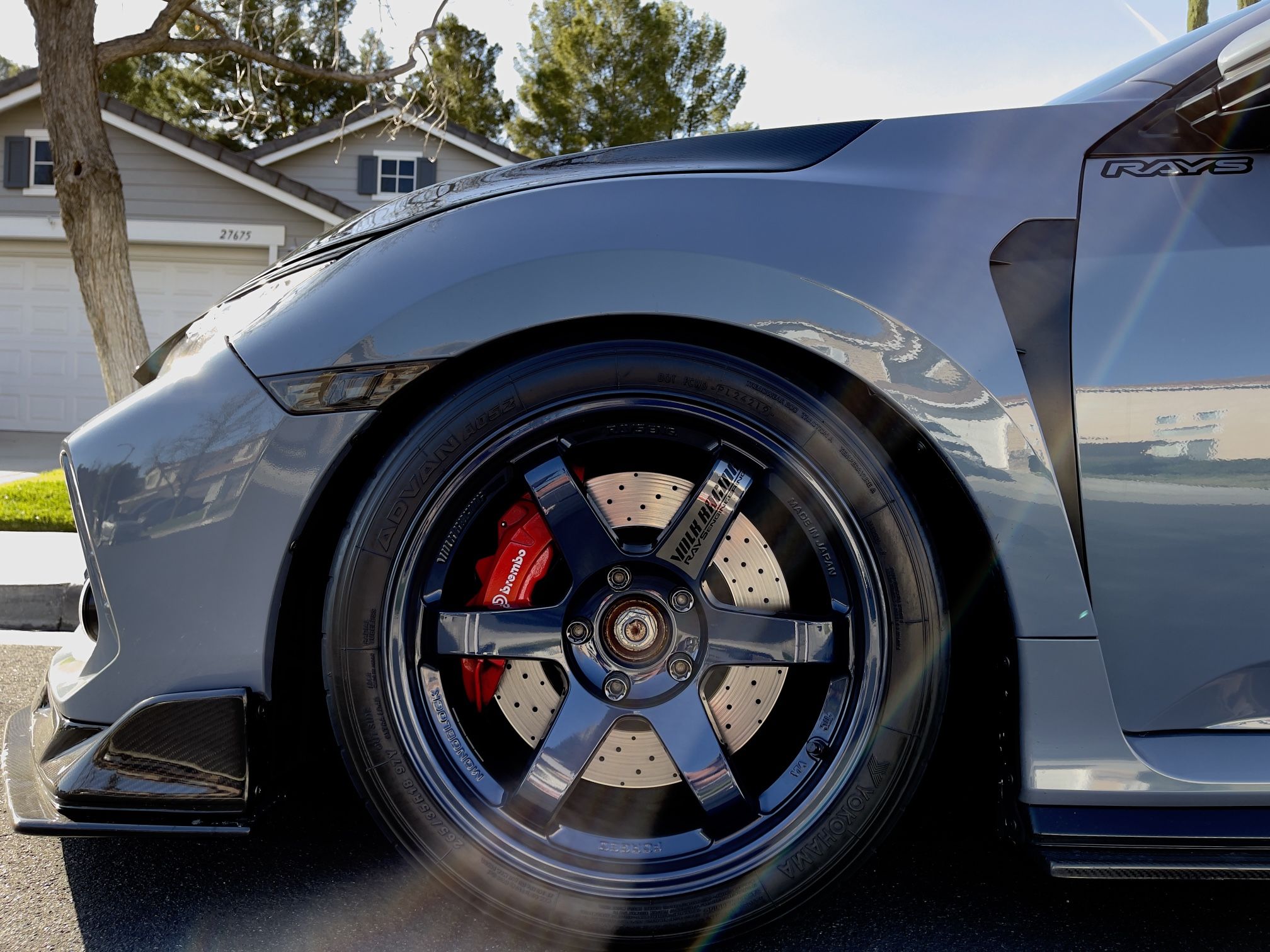 Volk Racing TE37SL Mag Blue 18x10 +40