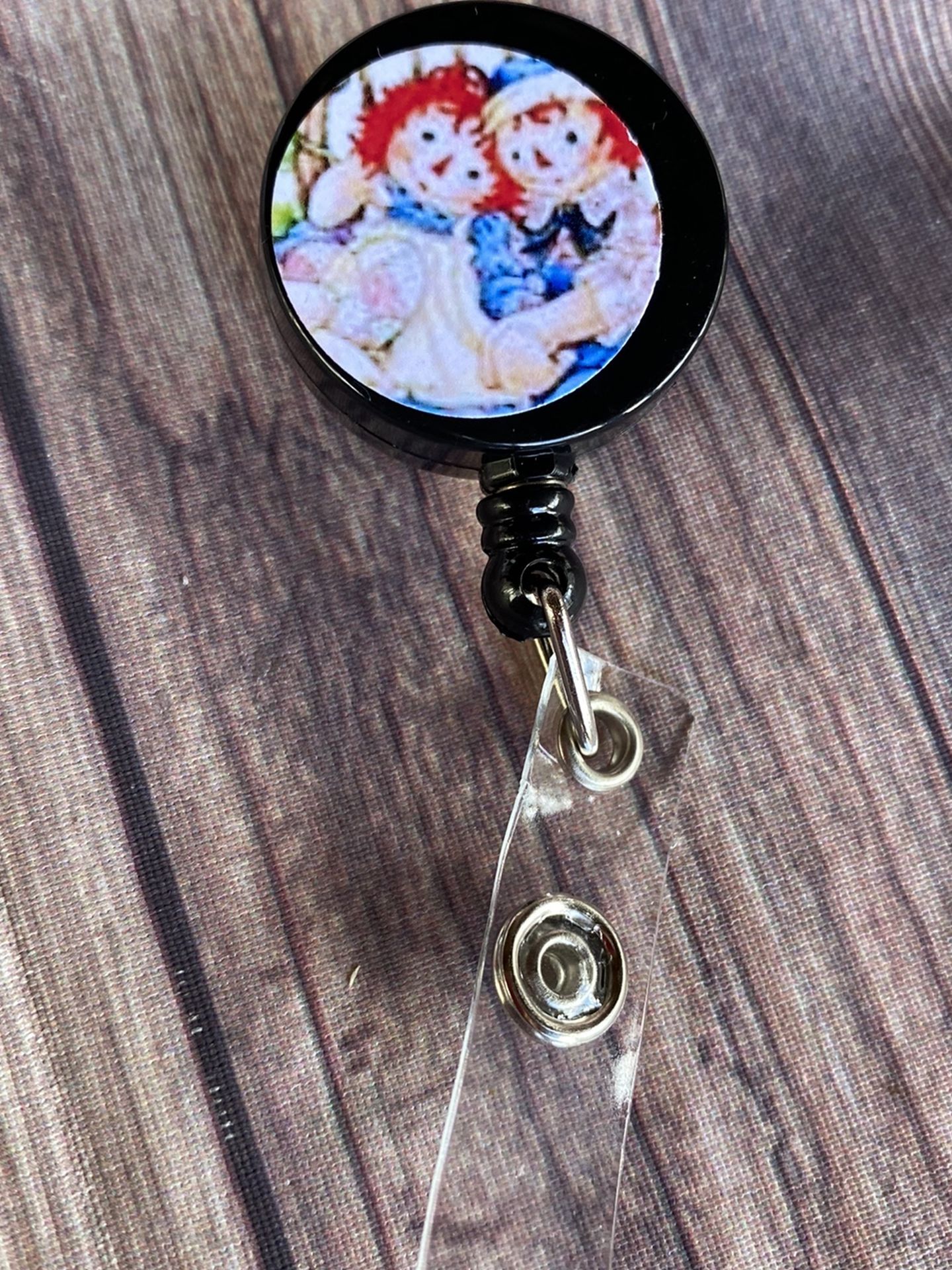 Raggedy Ann And Andy Badge Reel