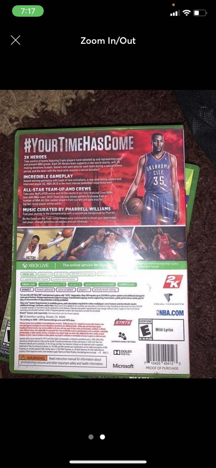 NBA 2K15 on Xbox 360