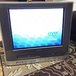 Toshiba Model Mwf51 Crt Color Tv Dvd Vcr Combo W Media Card Slot No Remote For Sale In Snellville Ga Offerup