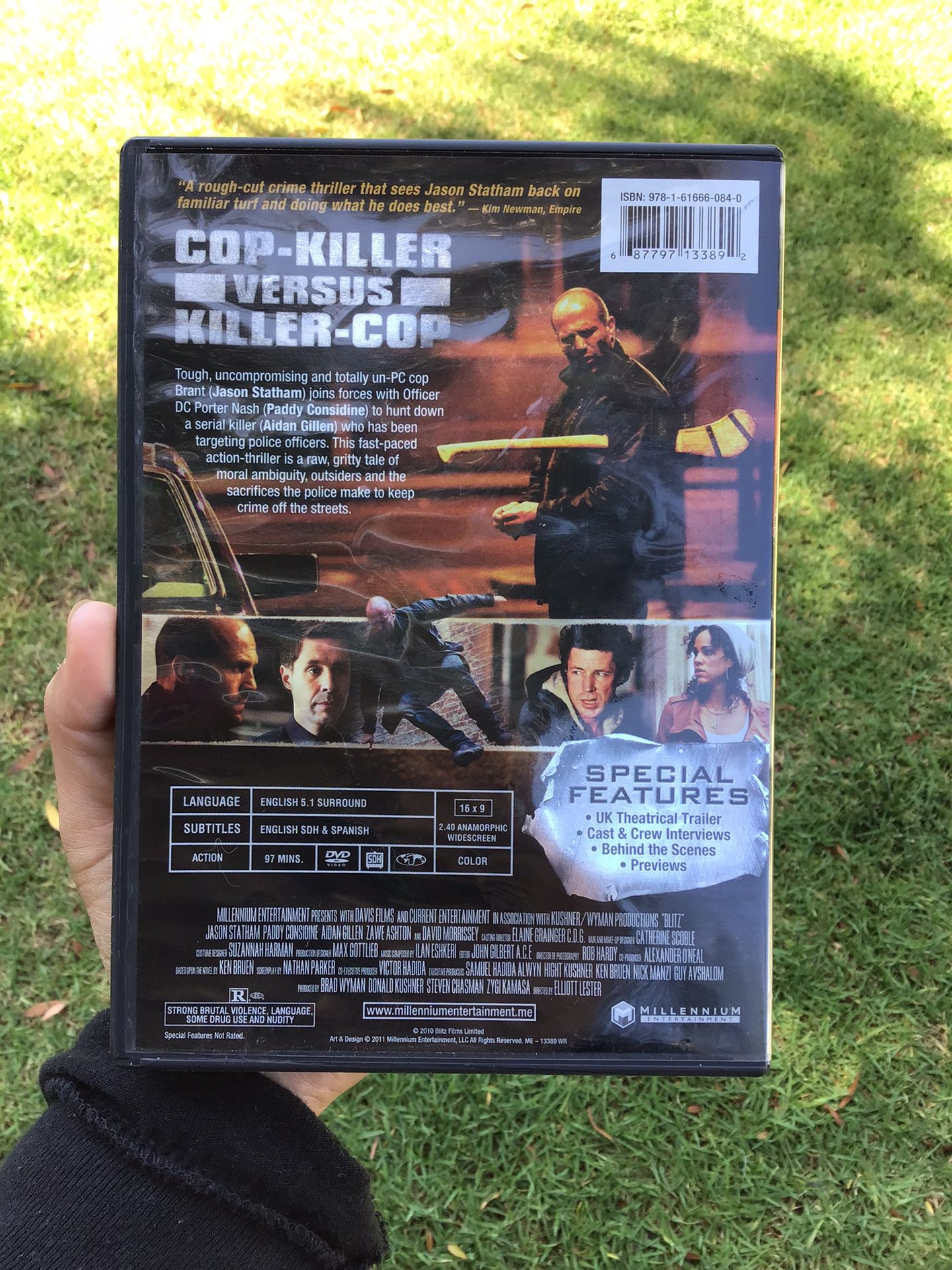 Blitz Jason Statham Movie DVD Player Action Thriller 2011 Movies