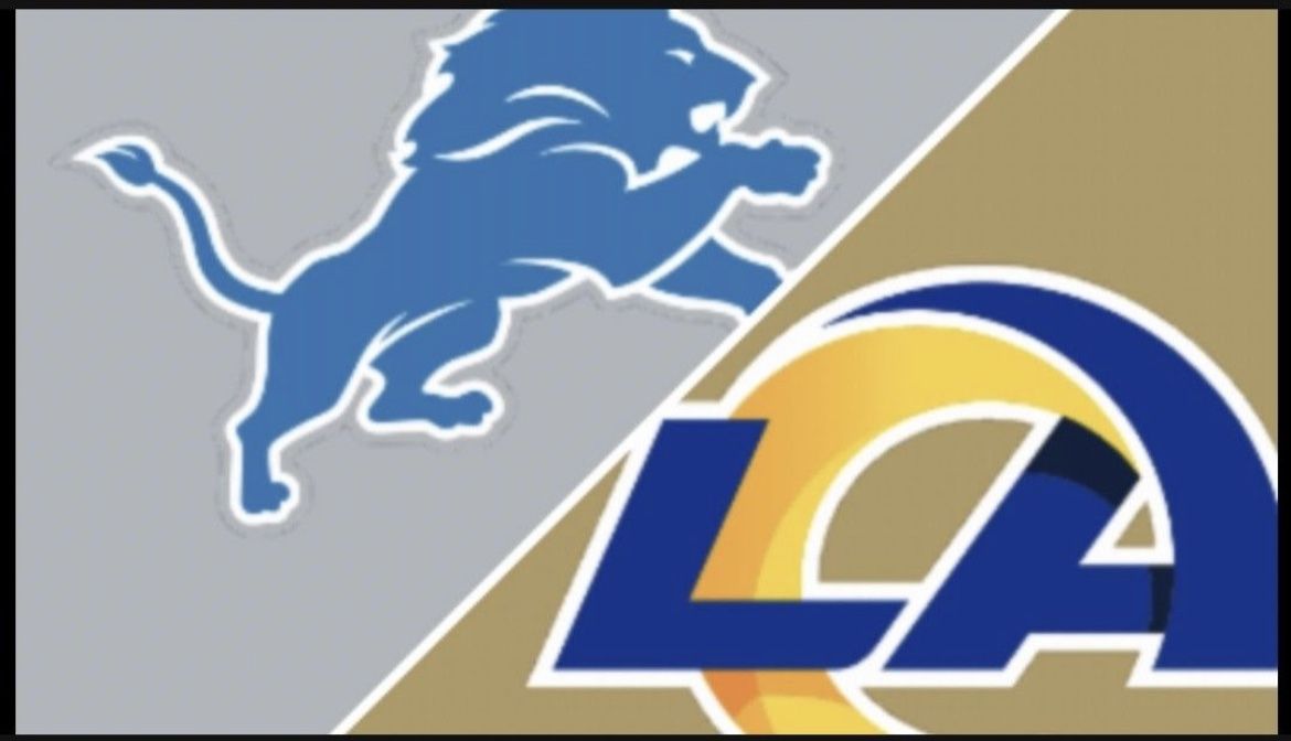 Pair Of Tickets For La Rams Vs Detroit Lions