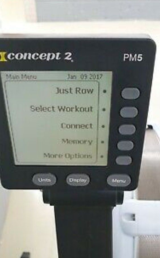 Concept 2 Rowing Machine Model D PM5 Monitor