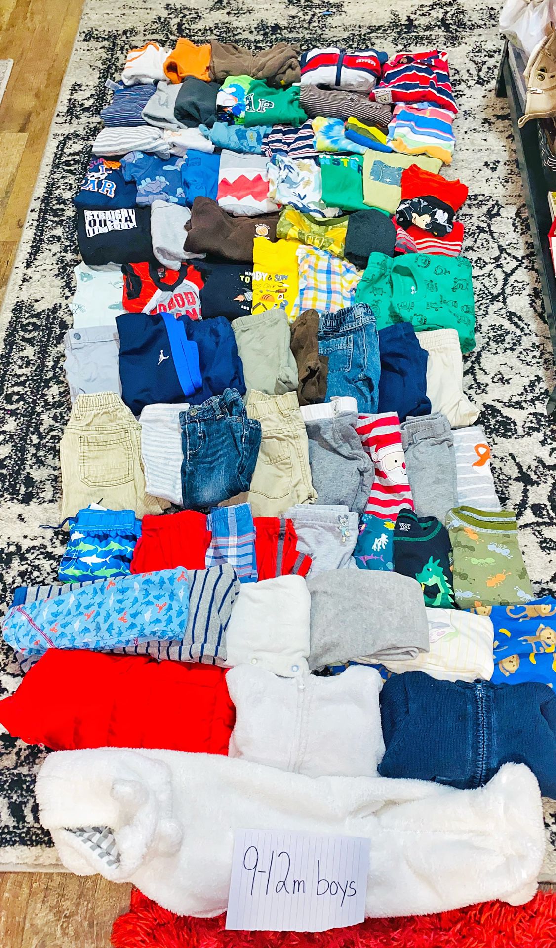 (73pcs) 9-12m Baby Boy Clothing Lot