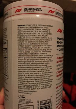 Ans Galvanized Strength Pre Workout Plus Creatinr For Sale In Chandler Az Offerup