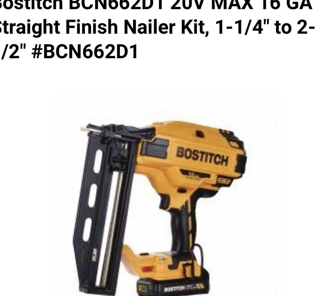 Bostitch 16ga Nailgun