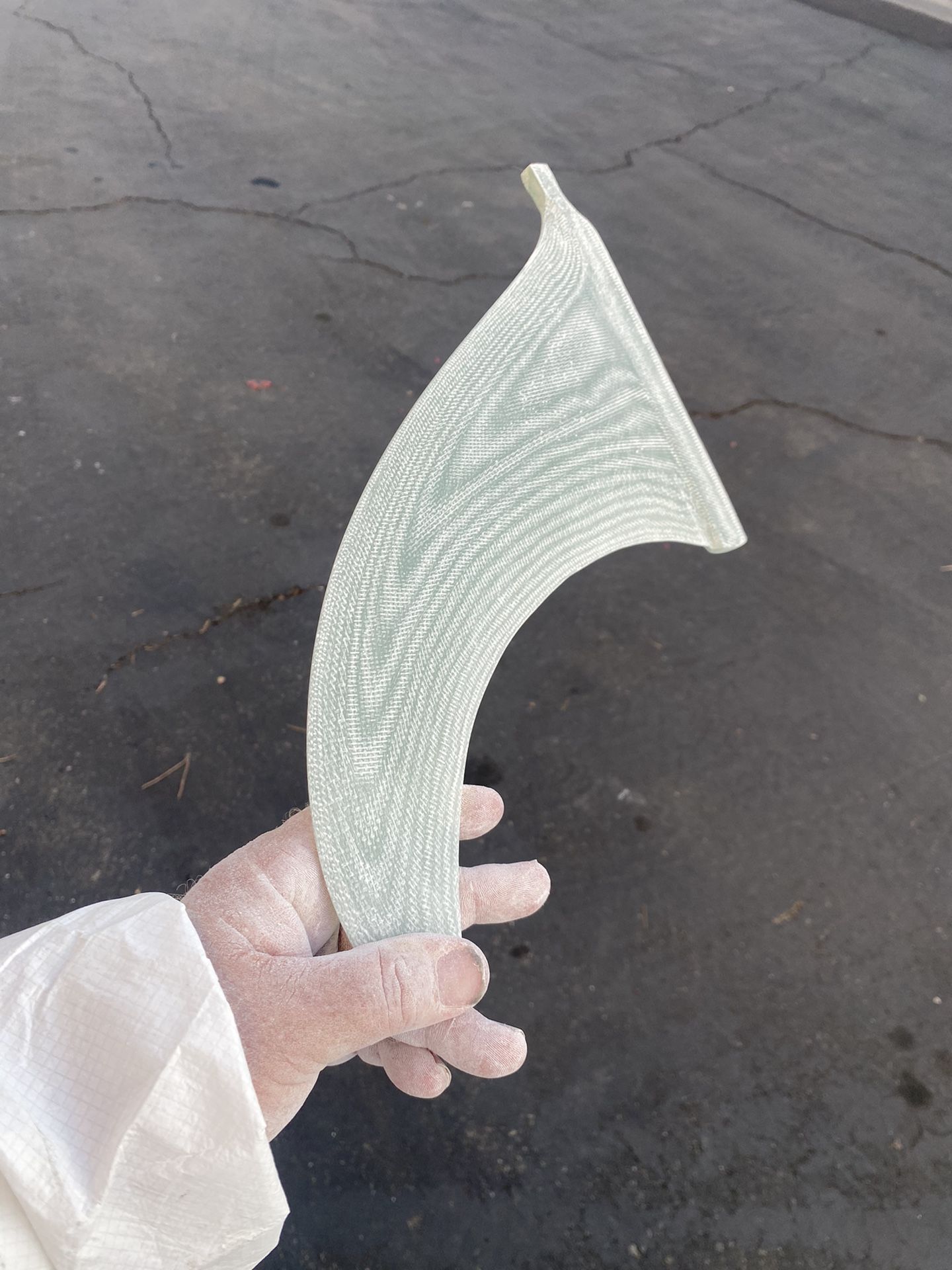 Surfboard Longboard Fin 9.5 Template