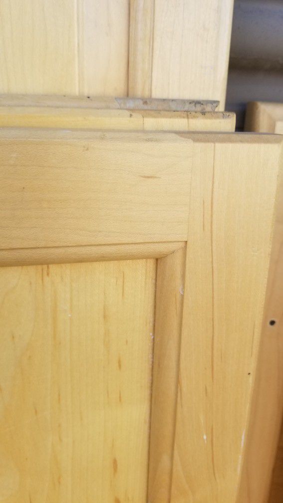 Solid Maple Kitchen Cabinet doors in very good condition