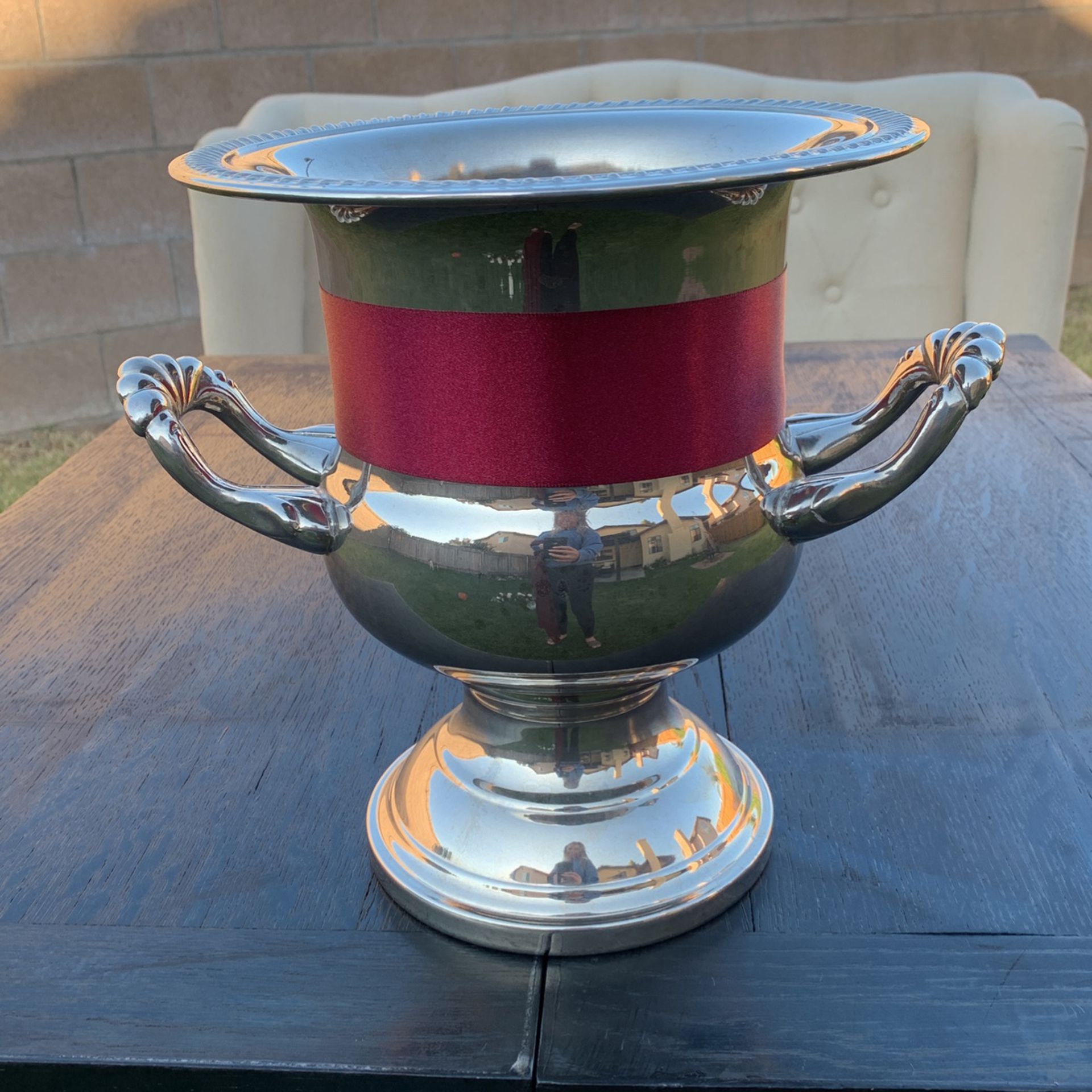 Antique Silver Champagne Bucket